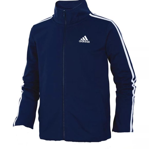 adidas Sweaters Adidas Mens Navy Blue Soccer Track Jacket Poshmark